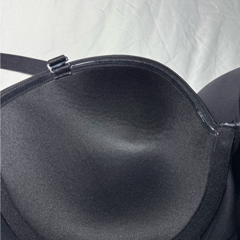 Torrid Bombshell Black Strapless Convertible Long… - image 4